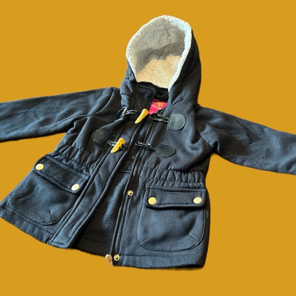 Girls Pink Platinum Hoodie Fleece Jacket- Size 4 - Picture 3 of 7